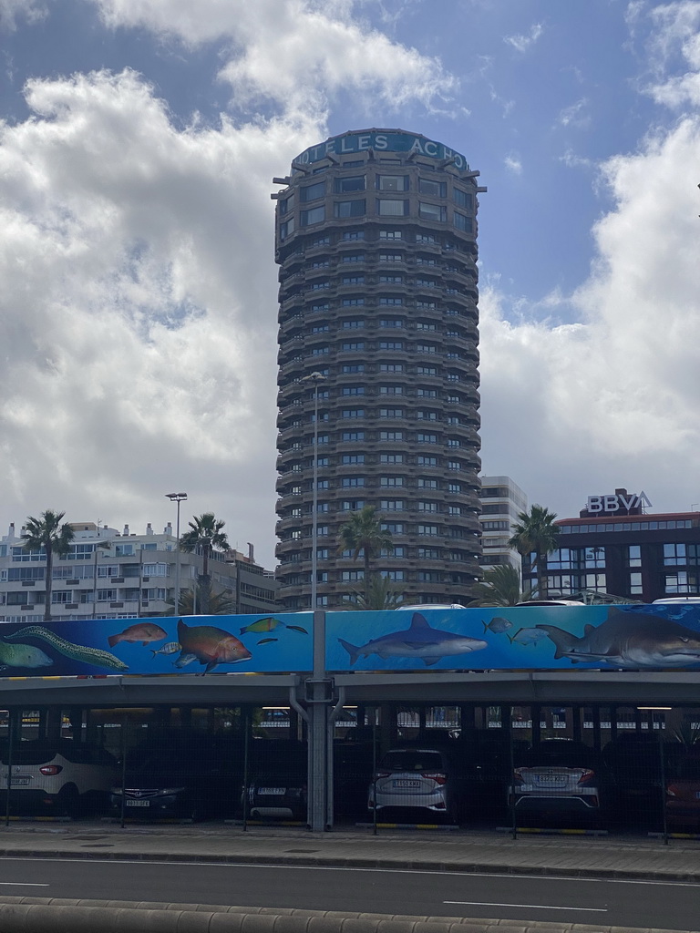 The AC Hotel Gran Canaria at the Avenida de los Consignatarios street