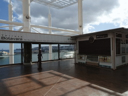 The viewing platform at the third floor of the Centro Comercial El Muelle shopping mall