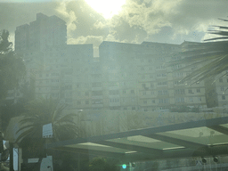 Apartment buildings at the south side of the city, viewed from the bus to Maspalomas on the GC-1 road