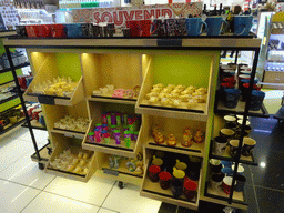 Local products at the Canary Corner souvenir shop at the Gran Canaria Airport