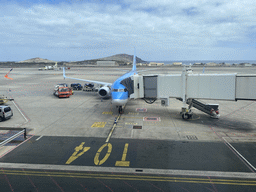 Our TUI airplane at the Gran Canaria Airport