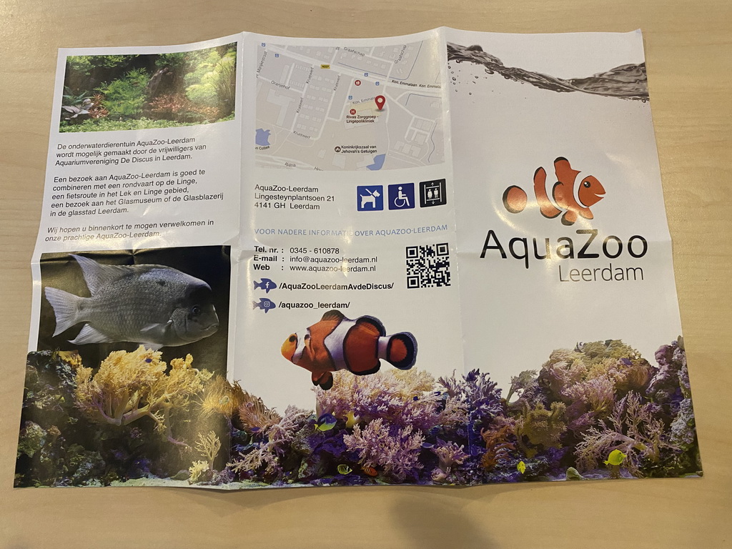 Information on the AquaZoo Leerdam