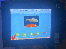 Explanation on the Blind Cave Fish at the AquaZoo Leerdam
