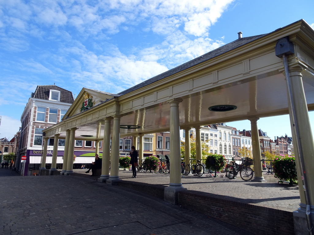 Southeast part of the Koornbrug bridge over the Nieuwe Rijn river