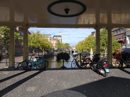 Southeast part of the Nieuwe Rijn river, viewed from the Koornbrug bridge