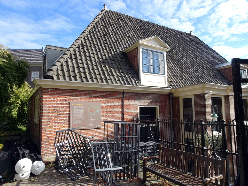 The Koetshuis De Burcht restaurant at the Burgsteeg alley