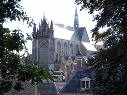 The Hooglandse Kerk church, viewed from the Burcht van Leiden castle