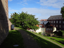 Park at the east side of the Burcht van Leiden castle