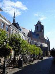 The Nieuwstraat street and the Hooglandse Kerk church