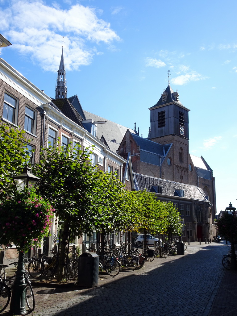 The Nieuwstraat street and the Hooglandse Kerk church