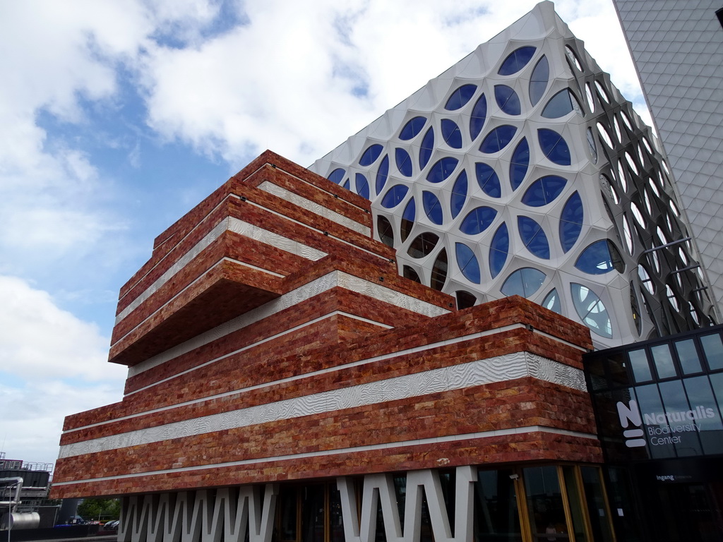 Front of the Naturalis Biodiversity Center at the Mendelweg street