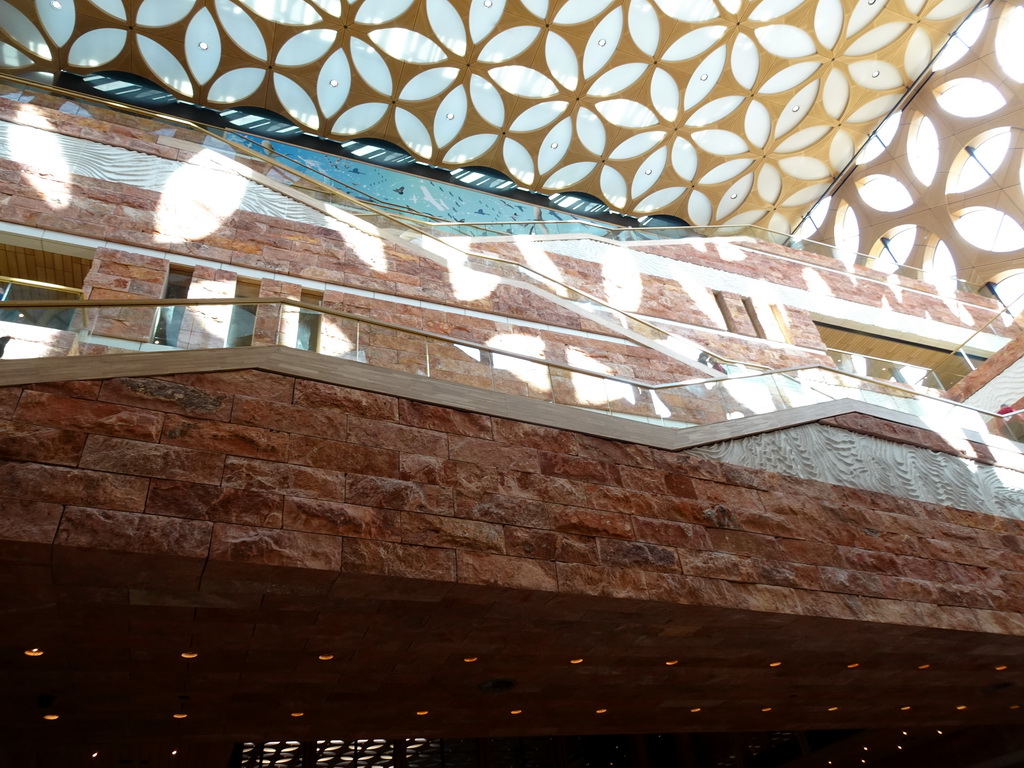 Staircase of the Naturalis Biodiversity Center, viewed from the Ground Floor