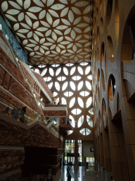 Staircase of the Naturalis Biodiversity Center, viewed from the First Floor