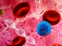 Image of DNA and cells at the Fifth Floor of the Naturalis Biodiversity Center