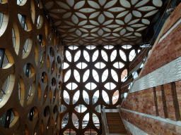 Staircase of the Naturalis Biodiversity Center, viewed from the Sixth Floor