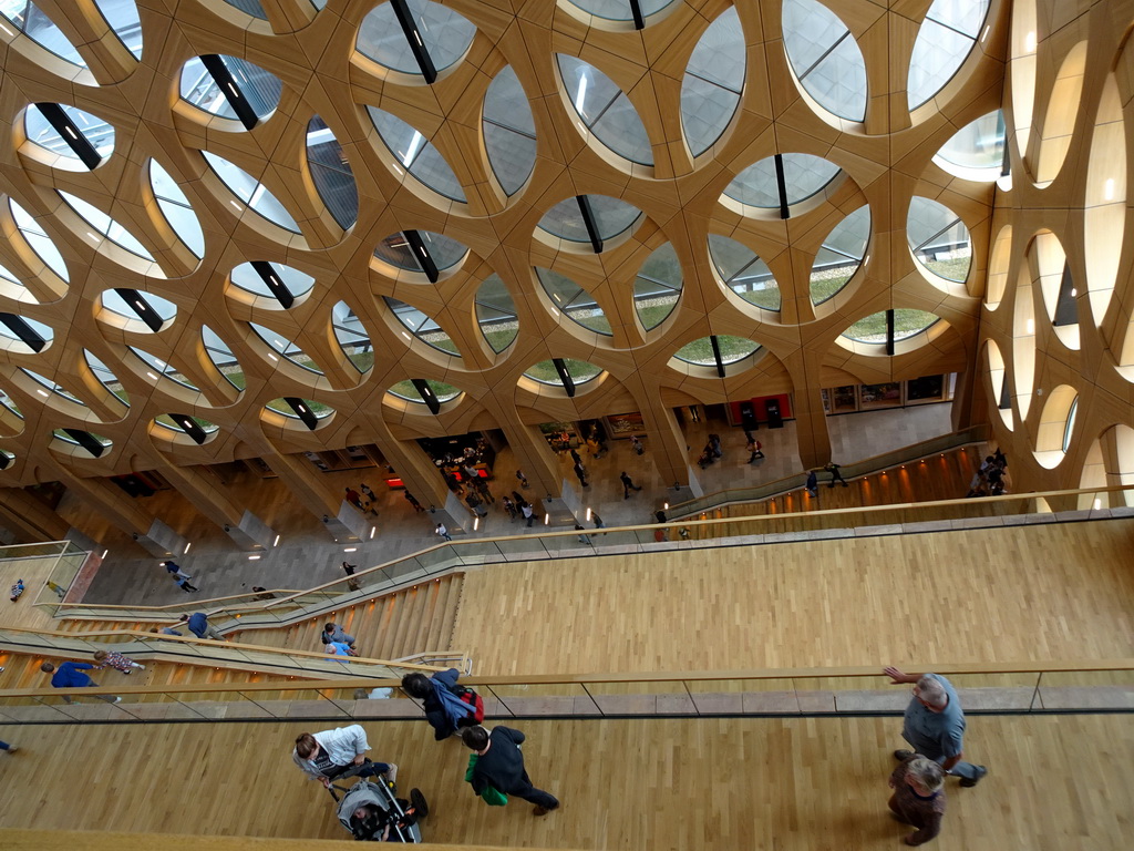 Staircase of the Naturalis Biodiversity Center, viewed from the Ninth Floor