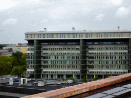 The LUMC Research Building, viewed from the terrace at the Ninth Floor of the Naturalis Biodiversity Center