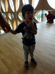 Max at the Ninth Floor of the Naturalis Biodiversity Center