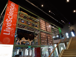 Interior of the LiveScience exhibition at the Ground Floor of the Naturalis Biodiversity Center