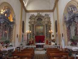 Interior of the Chiesa di San Rocco church