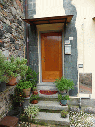 Front door of a house on the road leading from the Chiesa di Sant`Andrea church to the Levanto Castle