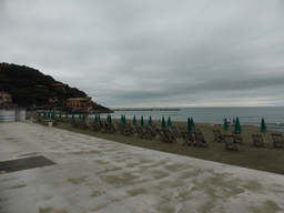 The beach at the Via Domenico Grillo street