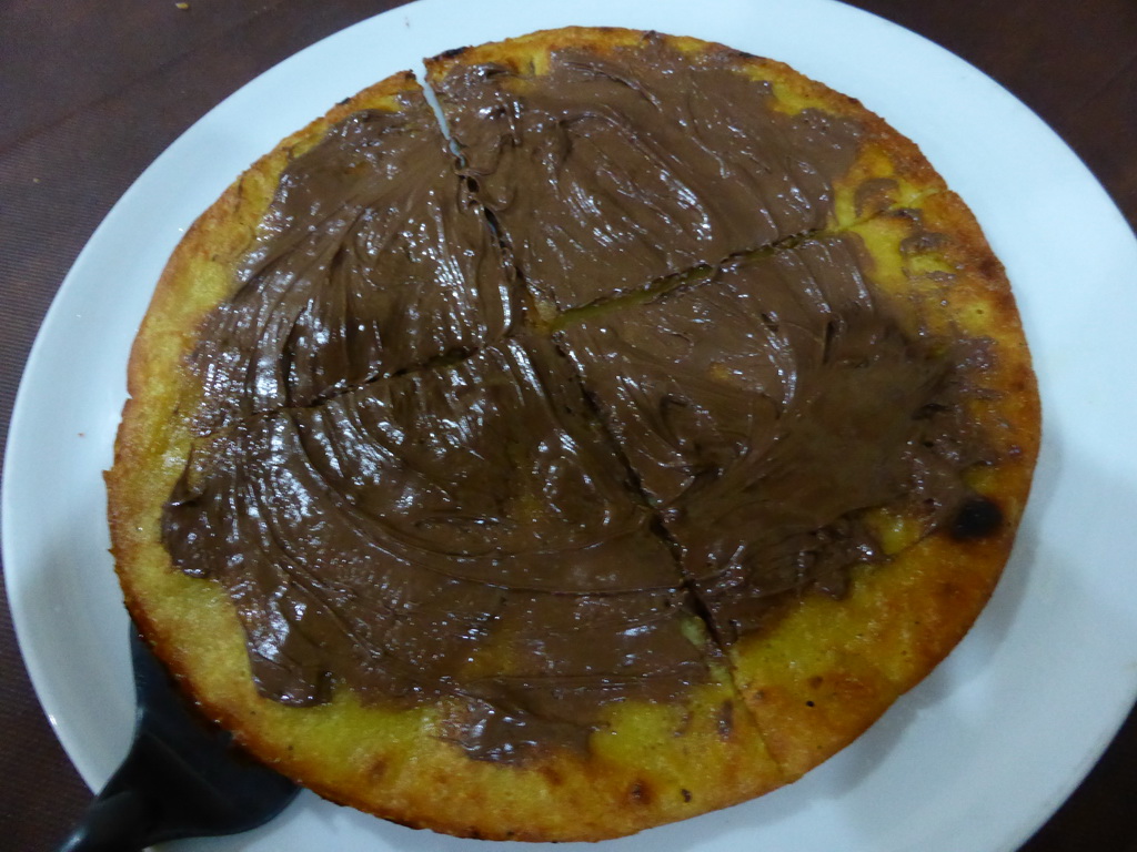 Dessert at Pizzeria La Mela at the Localita Piano di San Rocco