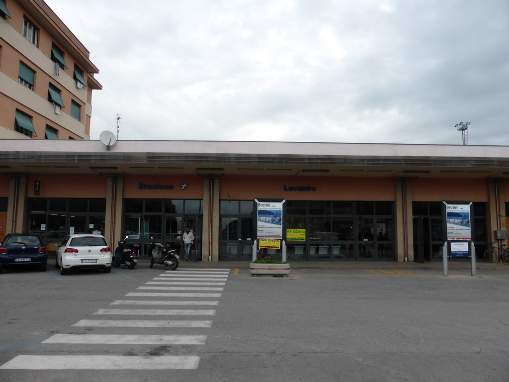 Front of the Levanto railway station