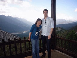 Tim and Miaomiao at Buddhist temple near Lijiang