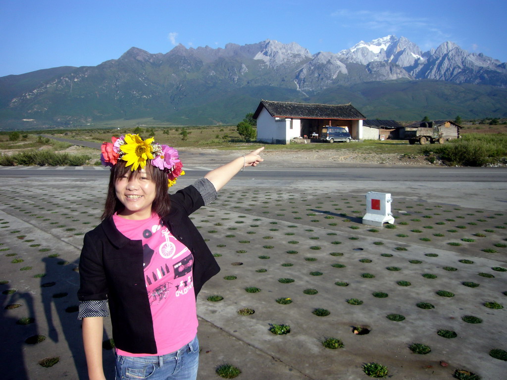 Miaomiao at Jade Dragon Snow Mountain