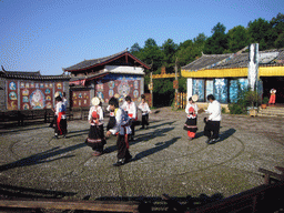 Dancing minorities at a Minority Village near Lijiang