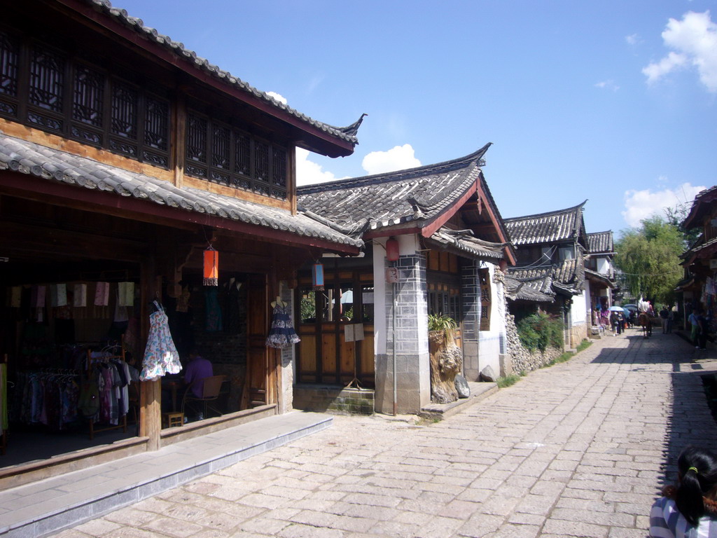 Shops in the Old Town of Shuhe