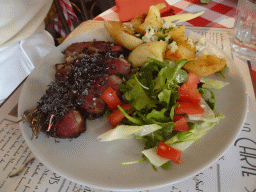 Lunch at the Le Domaine de Chavagnac restaurant