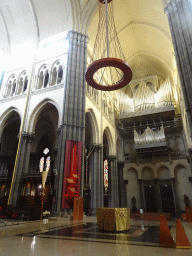 Transept, altar and Large Organ of the Lille Cathedral