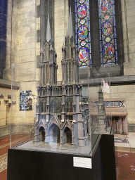 Scale model of the originally planned cathedral at the Chapelle de Saint Pierre chapel at the Lille Cathedral