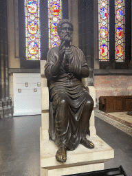 Statue of Saint Peter at the Lille Cathedral