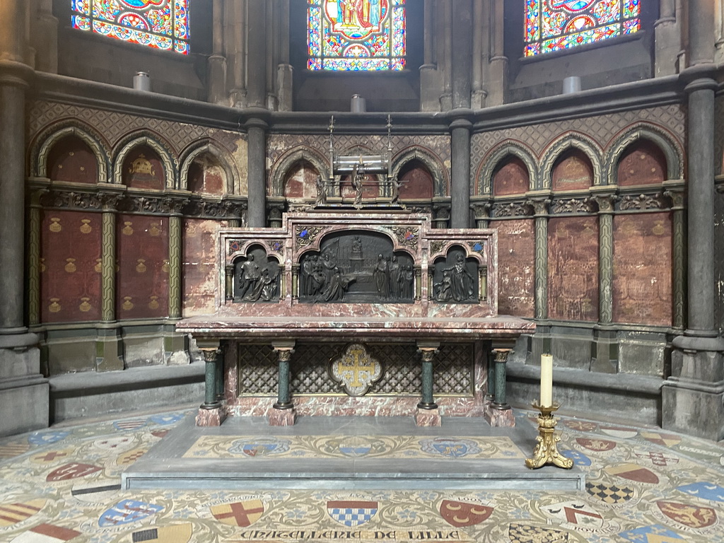 Altar at the Chapelle du Bienheureux Charles le Bon chapel at the Lille Cathedral