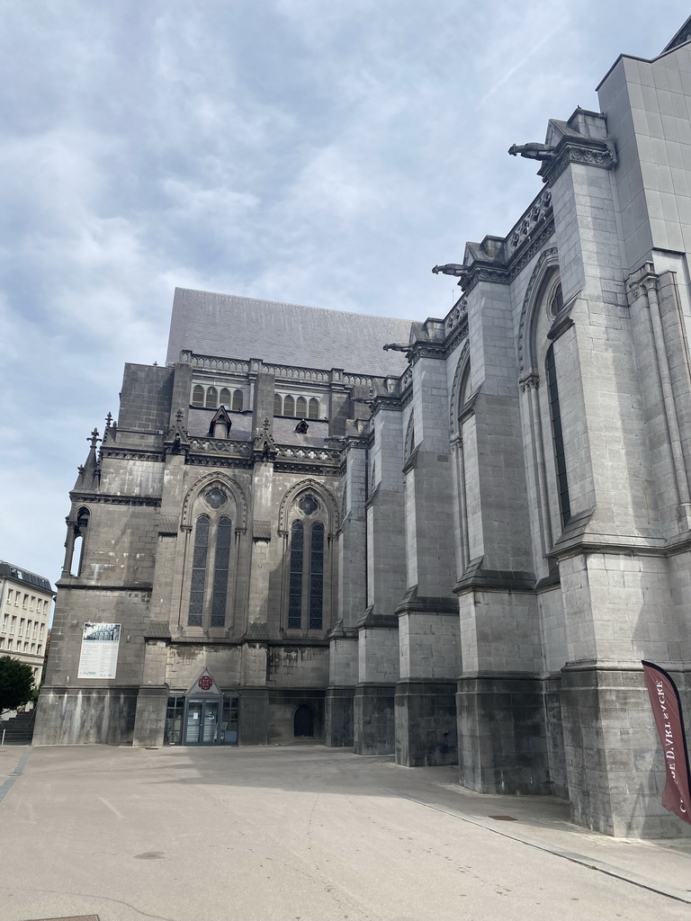 West side of the Lille Cathedral at the Place Gilleson square