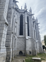 Northwest side of the Lille Cathedral at the Place Gilleson square