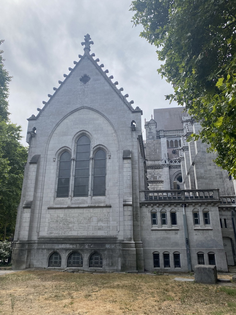 Northeast side of the Lille Cathedral at the Place Gilleson square