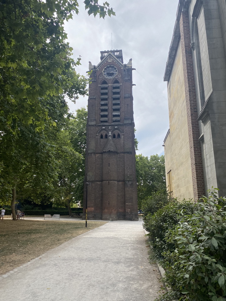 The Campanile Saint-Nicolas tower at the Square Arnauld Chillon park