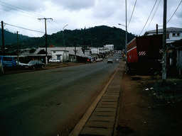 Street near Limbe Beach