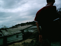 Tim at a street near Limbe Beach