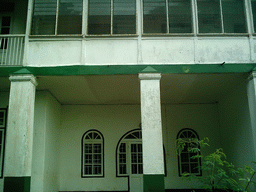 Front of a building at the Limbe Botanic Garden
