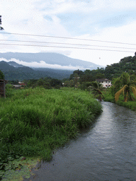 River and mountain, viewed from the Limbe Wildlife Centre