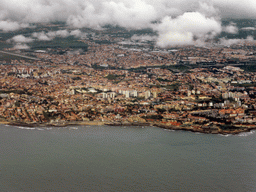 The town of São Domingos de Rana, viewed from the airplane from Amsterdam