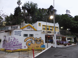 Front of the A Gina Restaurant at the Parque Mayer park