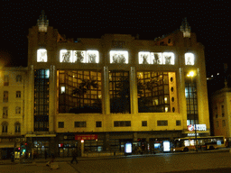 The Eden Theatre at the Praça dos Restauradores square, by night