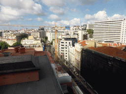 Buildings at the Avenida Duque de Loulé avenue, viewed from the restaurant at the top floor of the Embaixador Hotel