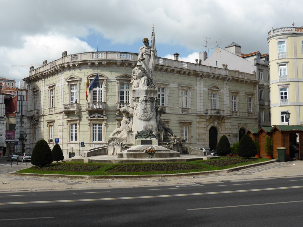 The Monumento aos Mortos da Grande Guerra monument at the Avenida da Liberdade avenue